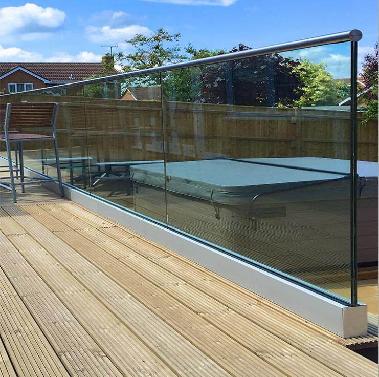 U Channel Glass Railing | U Channel Glass Balustrade - LongTai