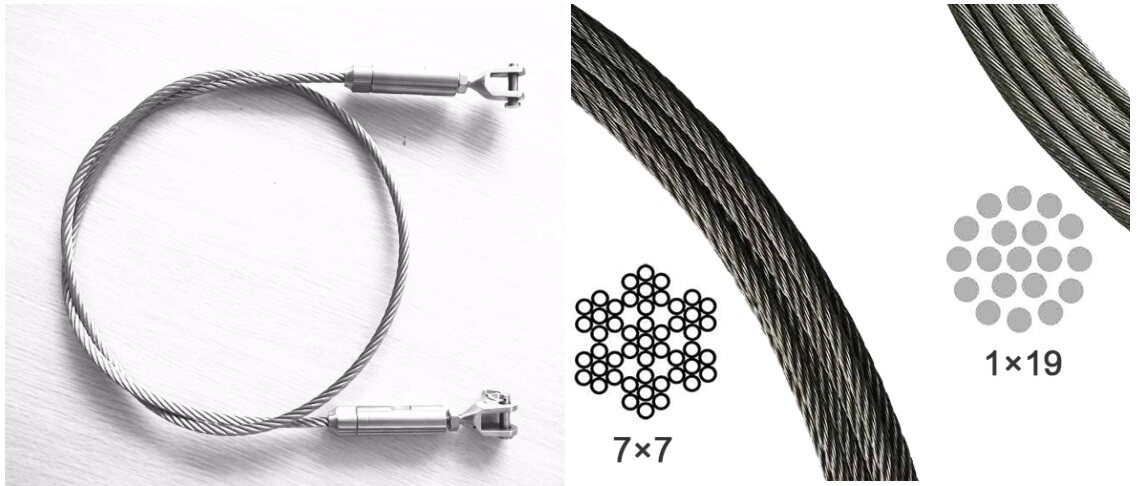 stainless steel cable railing