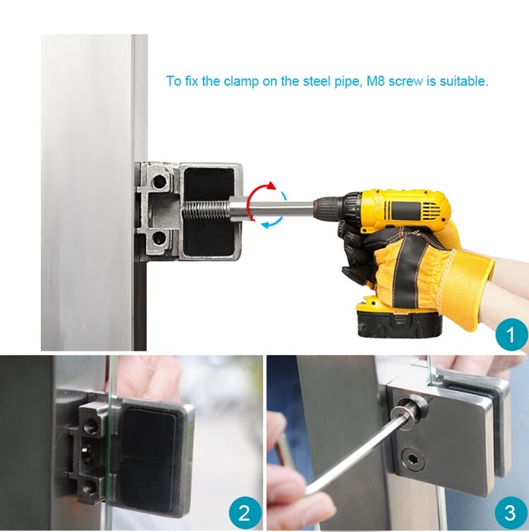 glass railing clamp