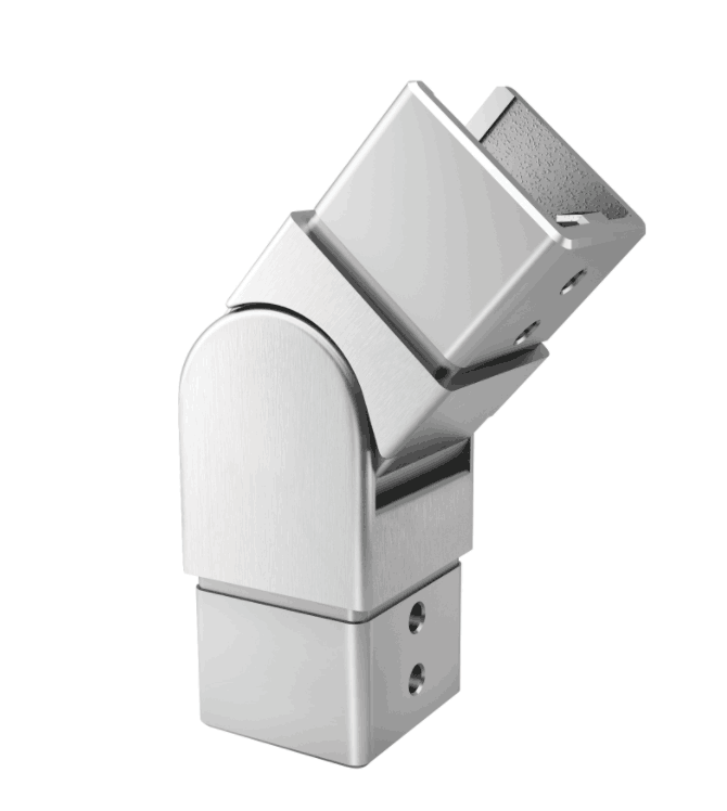 railing elbow tube cross connector