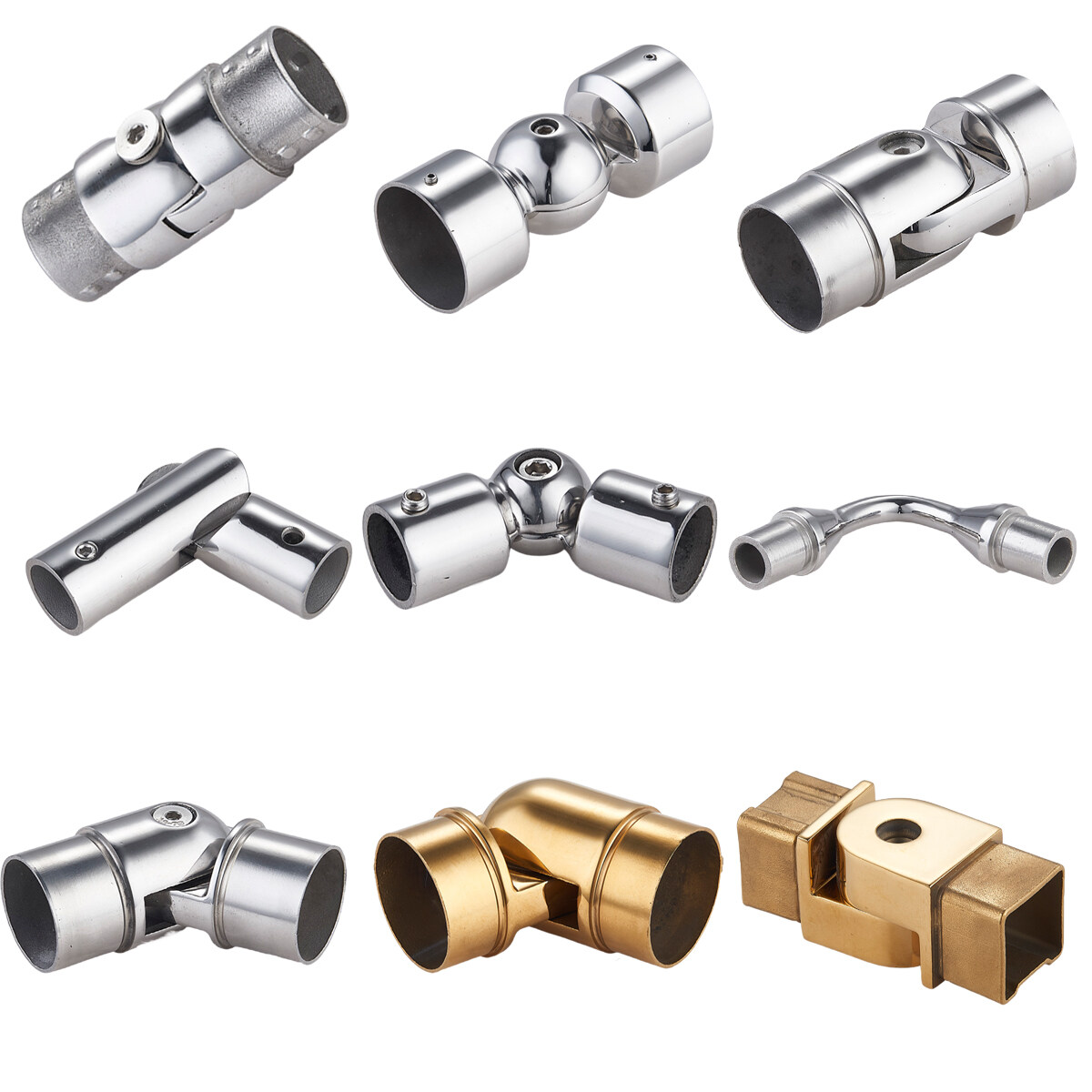 stainless steel handrail tube fittings
