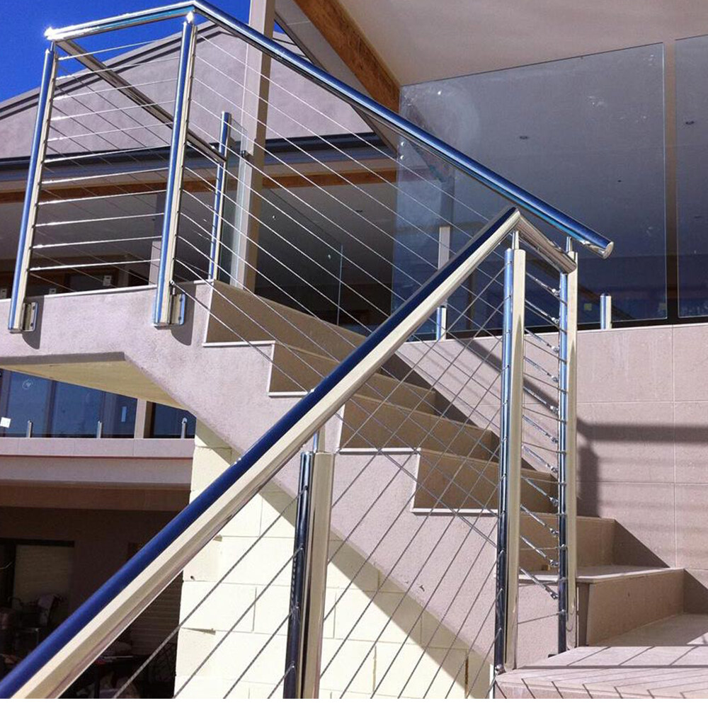 Stainless steel cable railing