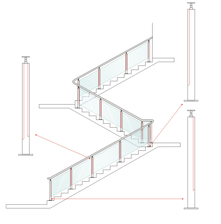 frameless glass balustrade system