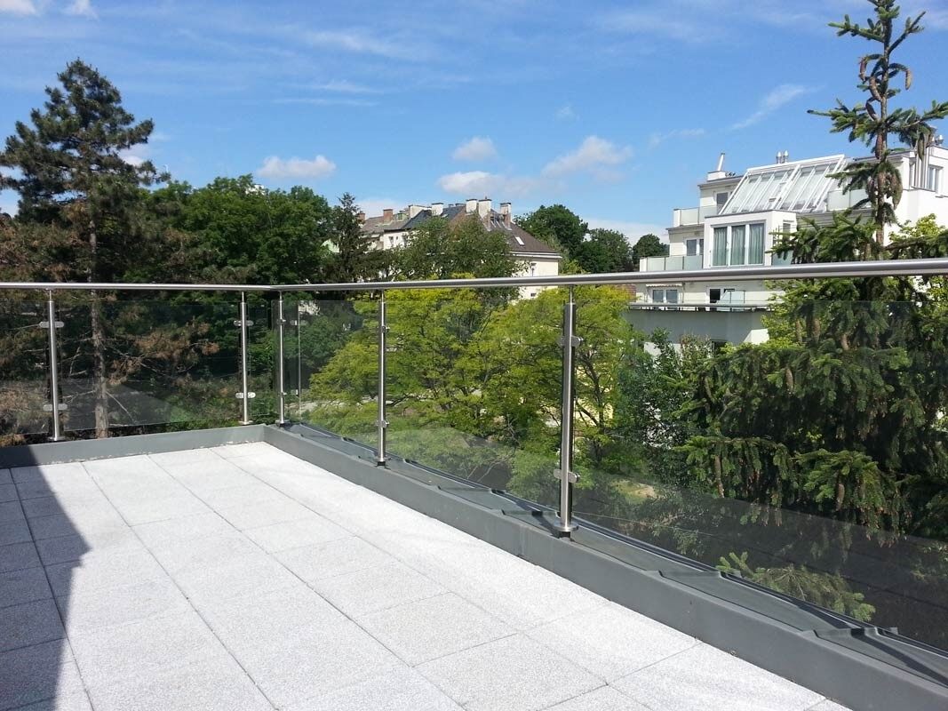 outdoor glass balustrade systems