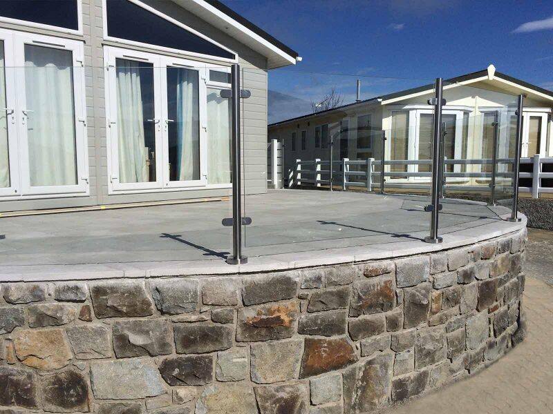 frameless glass balcony railing
