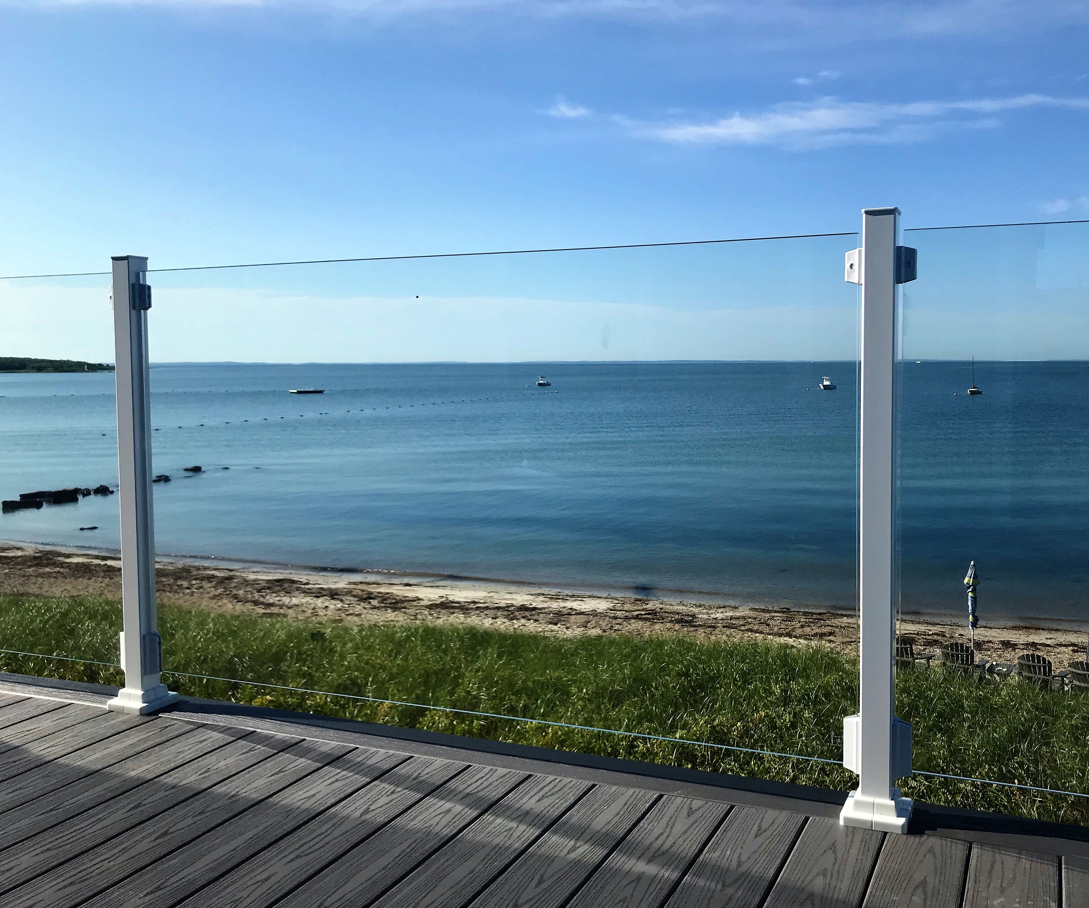 frameless glass balcony railing