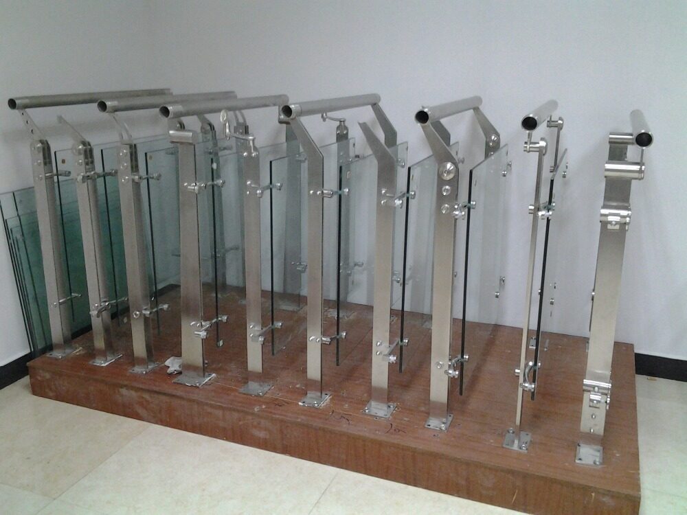 stainless steel glass railing