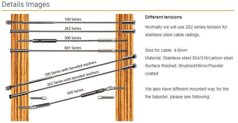 Stainless Wire Rope Balustrade