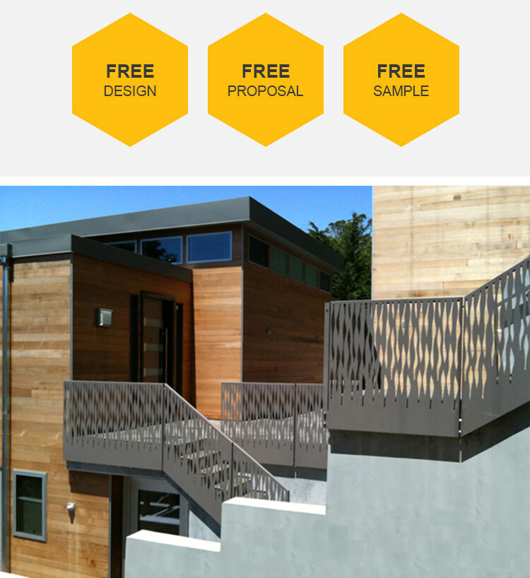 metal panel balustrade