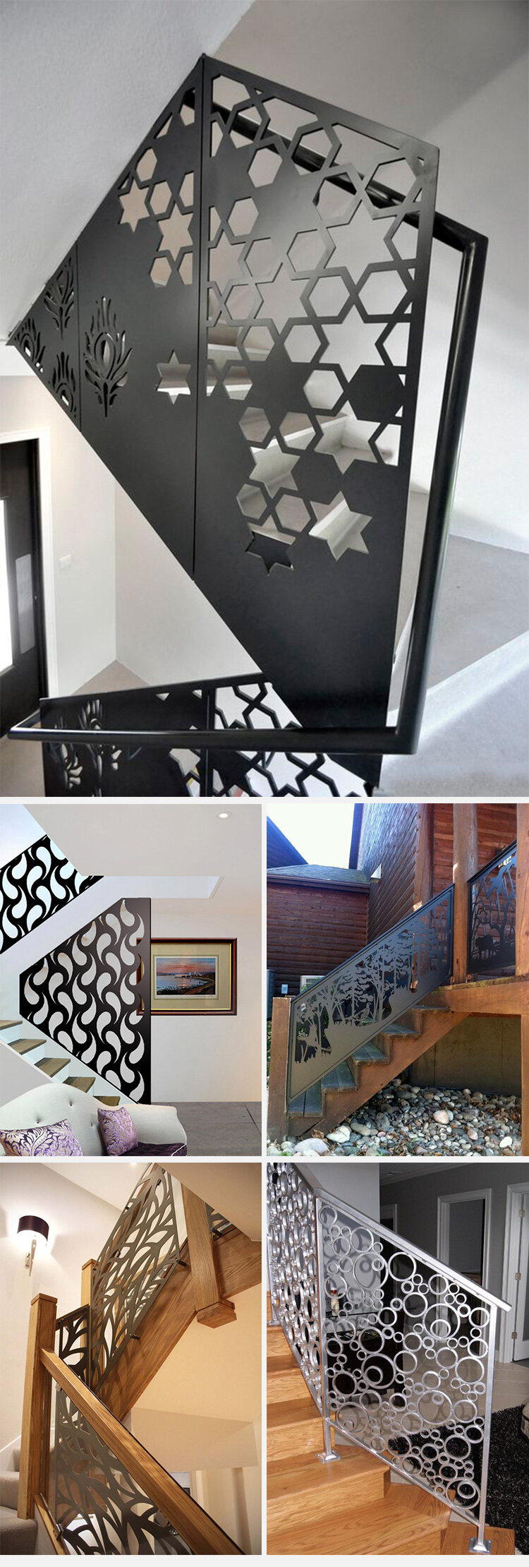 metal panel balustrade