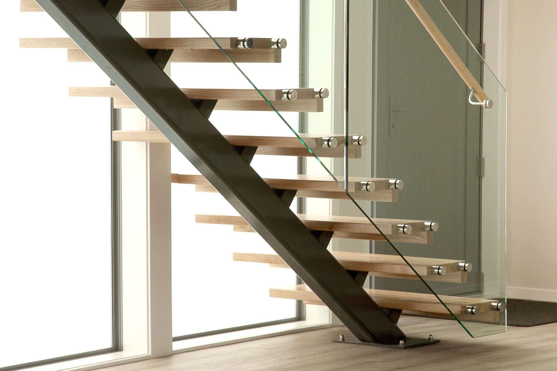 steel staircase