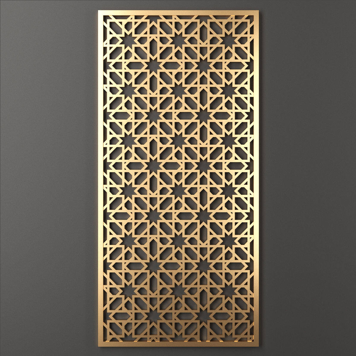 Laser Cut Metal Panel