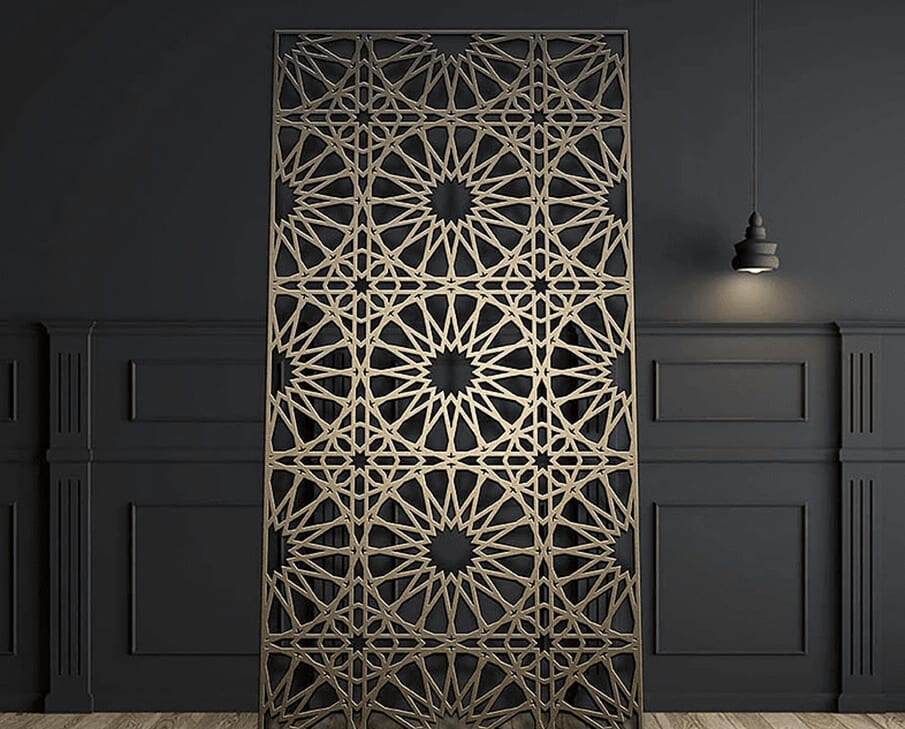 outdoor decorative metal privacy screen panels