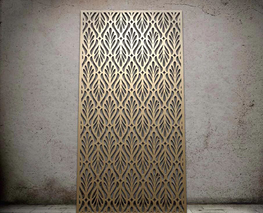 outdoor decorative metal privacy screen panels