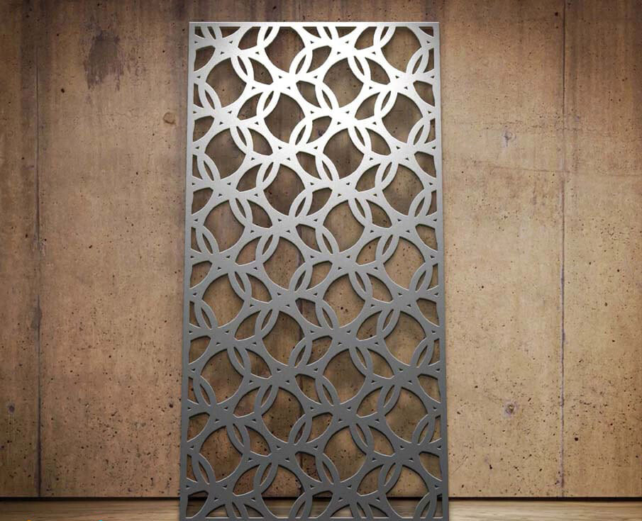 laser cut metal screen