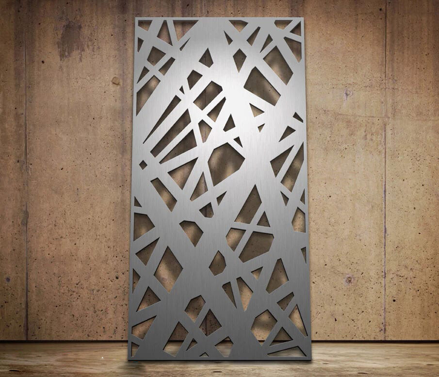 laser cut metal screen