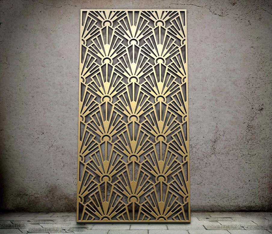 decorative laser cut metal screen