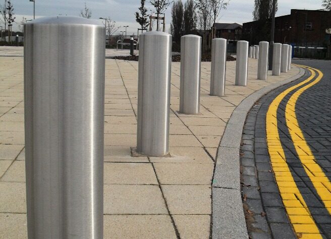 garage security bollards