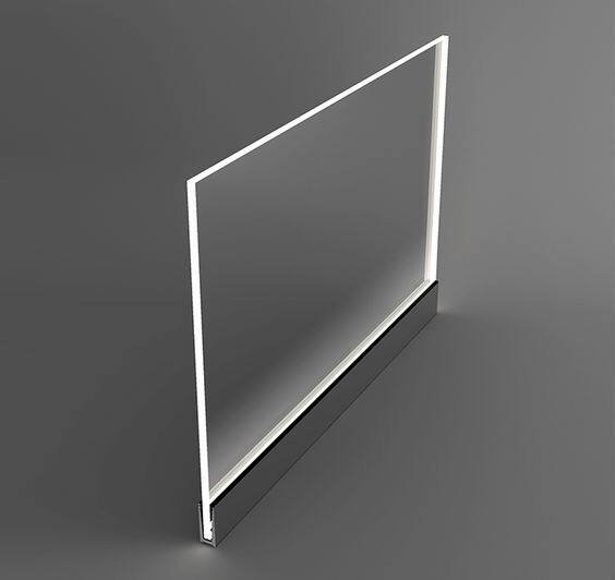 u channel glass railing