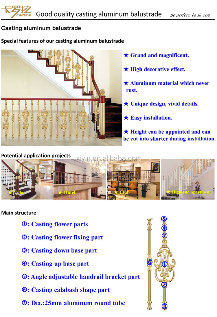 new trend aluminum railings